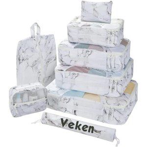 8Pcs Packing Cubes for Suitcases Organizer Bags Set for Travel Essentials Bags